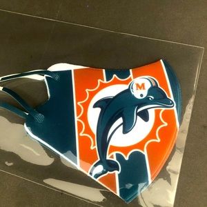 Miami dolphins adjustable face mask